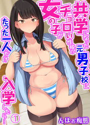 共学になった元男子校にチョロい性格の女の子がたった一人だけ入学したら…
